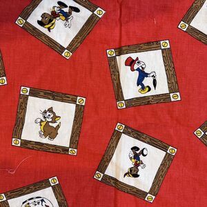 Vintage Walt Disney Pinocchio Jimmy Fabric 22x43